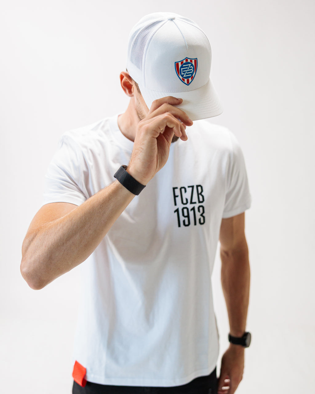 Kšiltovka Trucker FCZB Logo bílá