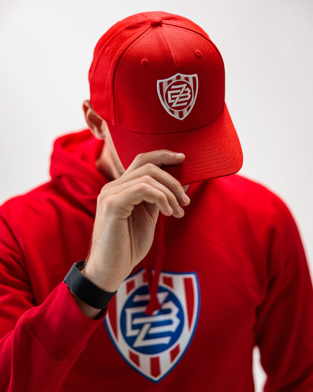 Kšiltovka FCZB Logo obrys 3D červená