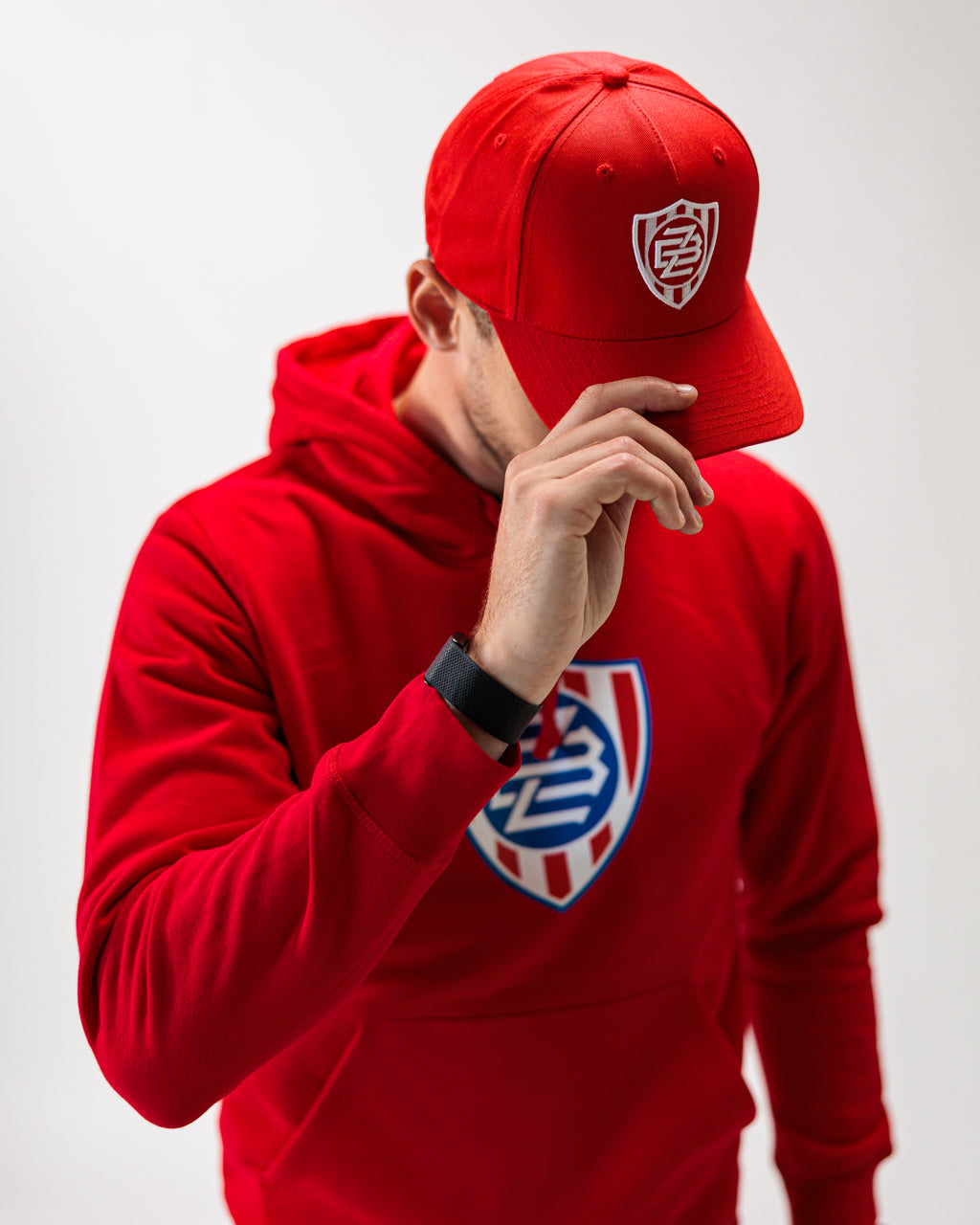 Kšiltovka FCZB Logo obrys 3D červená