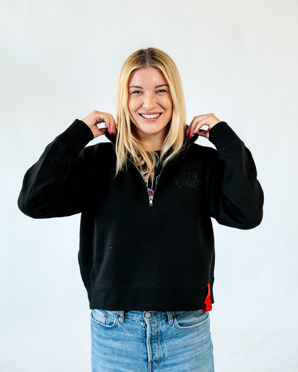 Dámská Crop Mikina FCZB Represent černá