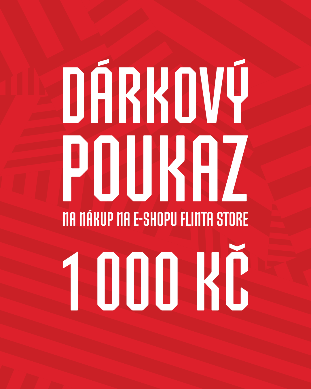 Dárkový poukaz na 1 000 Kč